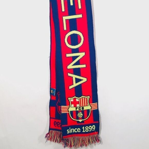 FC Barcelona Spain Football Futbol Soccer Scarve - Picture 4 of 7
